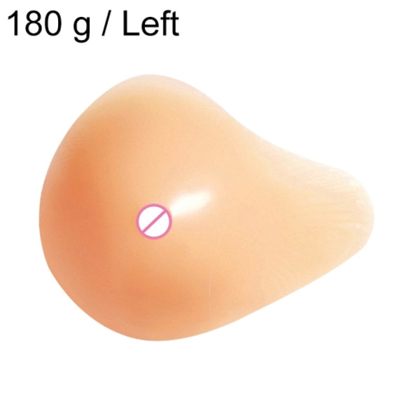 AS1 Spiral Shape Postoperative Rehabilitation Fake Breasts Silicone Breast Pad Nipple Cover 180g/Left