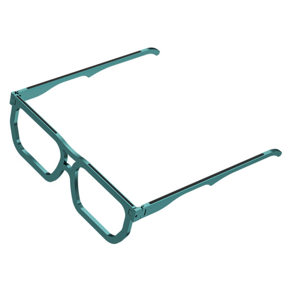 R-JUST BJ02-1 Foldable Round Glasses Shape Aluminum Alloy Laptop Stand(Green)