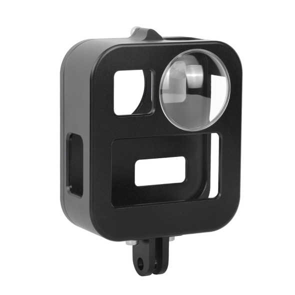 PULUZ Housing Shell CNC Aluminum Alloy Protective Cage for GoPro Max(Black)