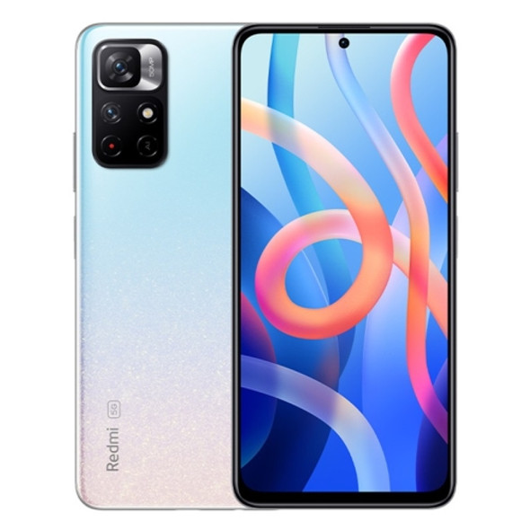 Xiaomi Redmi Note 11 5G, 50MP Camera, 4GB+128GB, Dual Back Cameras, 5000mAh Battery, Side Fingerprint Identification, 6.6 inch MIUI 12.5 (Android R) Dimensity 810 6nm Octa Core up to 2.4GHz, Network: 5G, Dual SIM (Milky Way Blue)