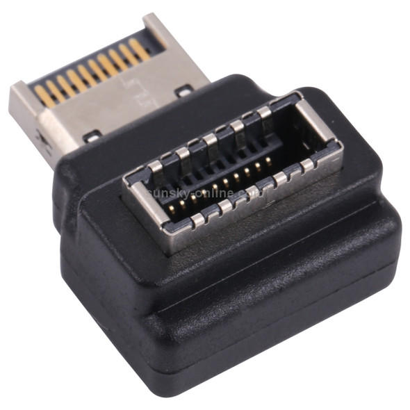 Type-E Female to Male 90 Degrees Elbow Computer Host Adapter