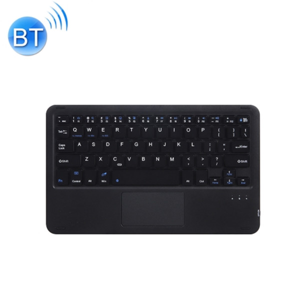 HB119B 10 inch Universal Tablet Wireless Bluetooth Keyboard with Touch Panel (Black)