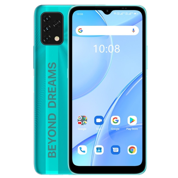 [HK Warehouse] UMIDIGI Power 5S, 4GB+32GB, Triple Back Cameras, 6150mAh Battery, Face ID & Fingerprint Identification, 6.53 inch Android 11 UMS312 T310 Quad Core up to 2.0GHz, Network: 4G, OTG, Dual SIM (Green)