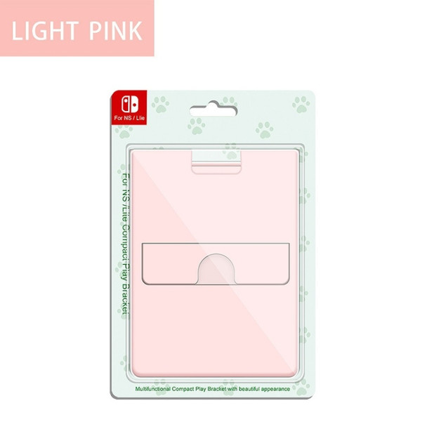 2 PCS Game Console Simple Bracket For Nintendo Switch Lite(ZX-1207 Girl Pink)