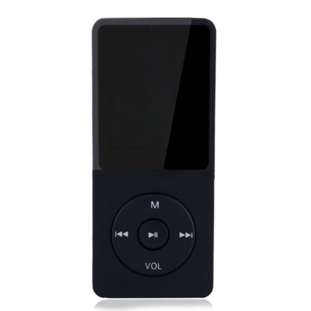 Fashion Portable LCD Screen FM Radio Video Games Movie MP3 MP4 Player Mini Walkman, Memory Capacity:8GB(Black)