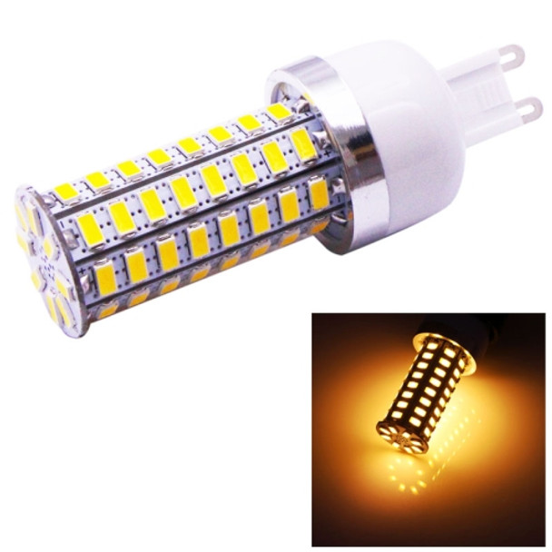 G9 6.0W 520LM Corn Light Bulb, 72 LED SMD 5730, Warm White Light, AC 220V