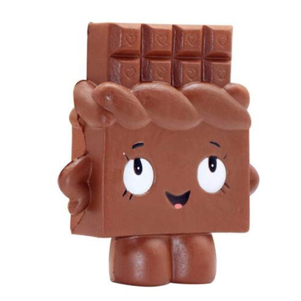 2 PCS TTPU1225 Slow Rebound Cartoon Cute Chocolate Decompression Toy(Brown)