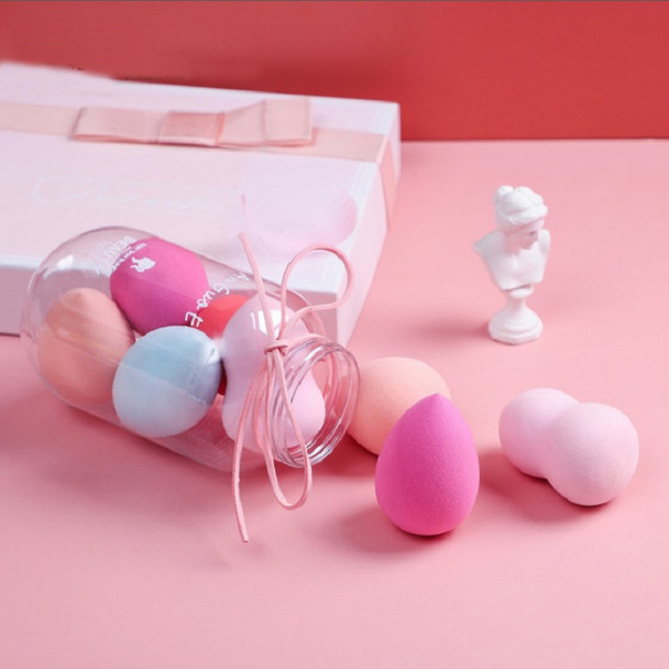 2 Sets Soft and Non-powder Non-latex Beauty Egg Set Color Random Delivery(Pink Cover 5 PCS)