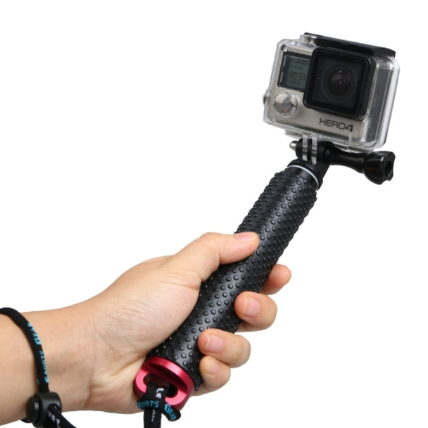 Handheld Extendable Pole Monopod with Screw for GoPro HERO9 Black / HERO8 Black / HERO7 /6 /5 /5 Session /4 Session /4 /3+ /3 /2 /1, Insta360 ONE R, DJI Osmo Action and Other Action Cameras, Length: 49cm(Red)