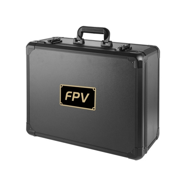 For DJI FPV Aluminum Alloy Explosion-proof Suitcase Portable Storage Box Case Travel Carrying Bag, No Disassembly Propeller