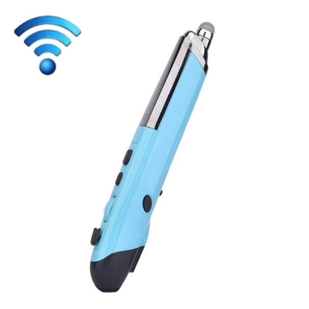 PR-08 1600DPI 6 Keys 2.4G Wireless Electronic Whiteboard Pen Multi-Function Pen Mouse PPT Flip Pen(Blue)