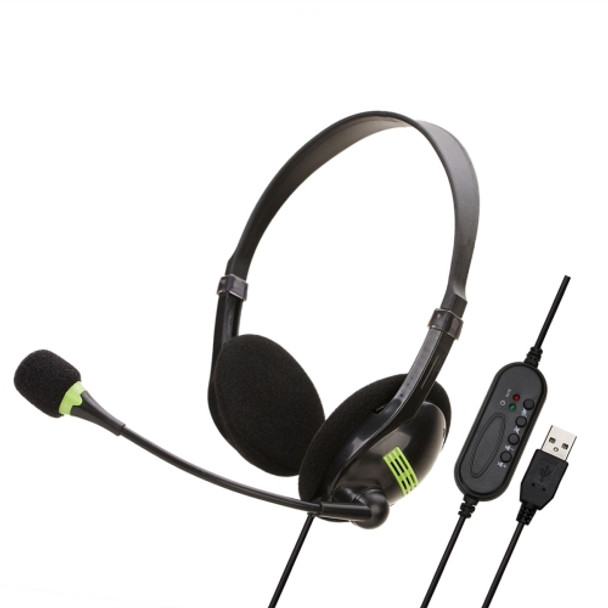 SOYTO SY440MV Teaching Office Network Class Student Education Computer Headset, Style: Black USB