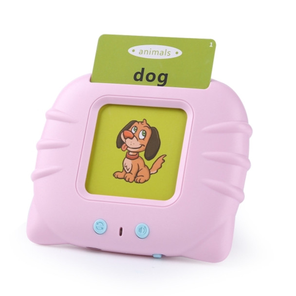 V7 Children Early Education English Chinese Cards Learning Machine (Pink)