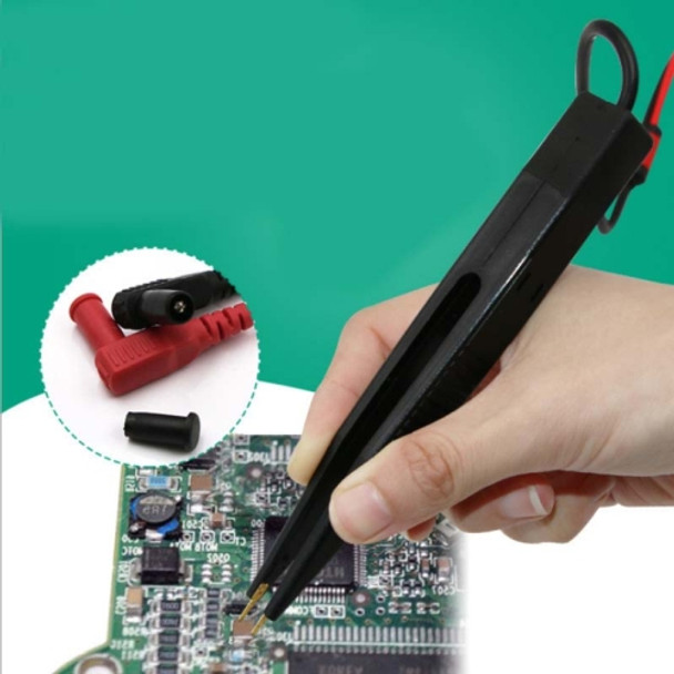 Chip Test Leads Component LCR Testing Tool Multimeter Tester Meter Pen Test Probe Lead Tweezers