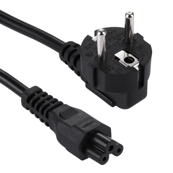 High Quality 3 Prong Style EU Notebook AC Power Cord, Length: 1.8m