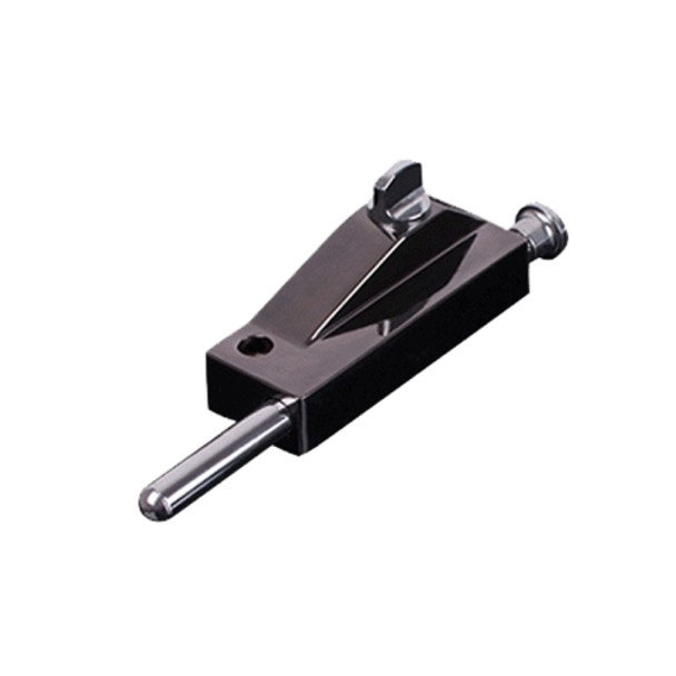 KDS-A013 Zinc Alloy Rotary Door Latch Lock Surface Mounted Spring Rotary Latch Lock, Specification: Black Ancient