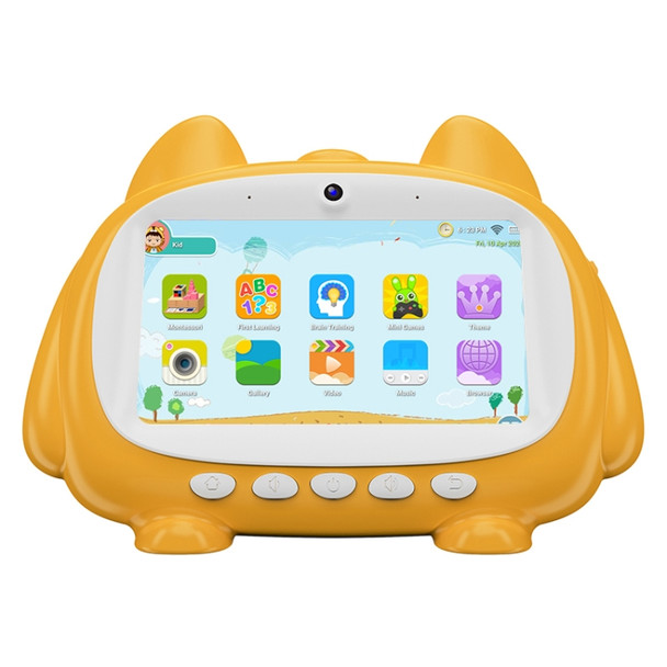 IR Kids Education Tablet PC, 7.0 inch, 1GB+16GB, Android 4.4 Allwinner A33 Quad Core 1.3GHz, Support WiFi / Bluetooth / OTG / FM, US Plug(Orange)