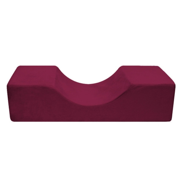 False Eyelashes Grafting Pillow U-Shaped Beauty Eyelash Pillow(Velvet  Wine Red )