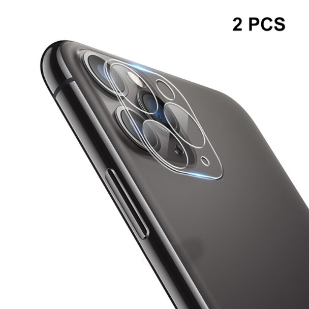 2 PCS ENKAY Hat-Prince 9H Rear Camera Lens Tempered Glass Film Full Coverage Protector for iPhone 11 Pro / 11 Pro Max