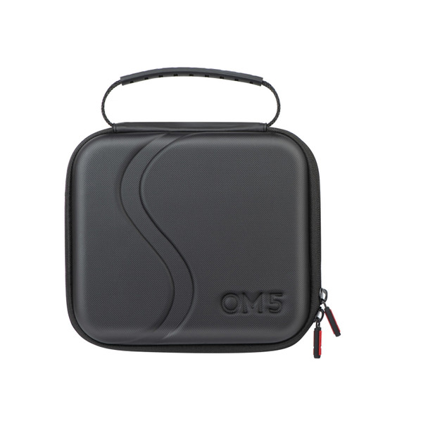 STARTRC Portable PU Leather Storage Bag Carrying Case for DJI OM 5, Size: 20cm x 18cm x 6.5cm(Black)