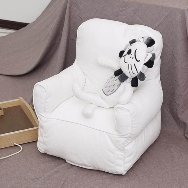 Cute Children Single Mini Sofa Chair Kindergarten Sofa Child Furniture(White )