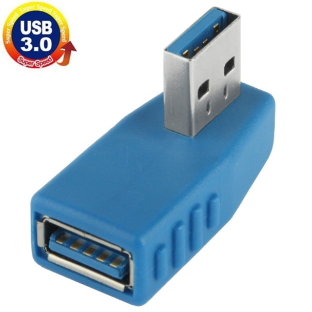 USB 3.0 AM to USB 3.0 AF Cable Adapter(Blue)