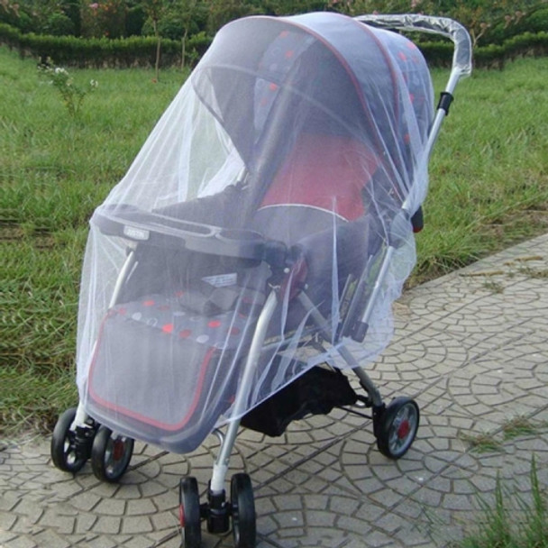 3 PCS 150cm Baby Pushchair Mosquito Insect Shield Net Safe Infants Protection Mesh Stroller Accessories Mosquito Net(White)