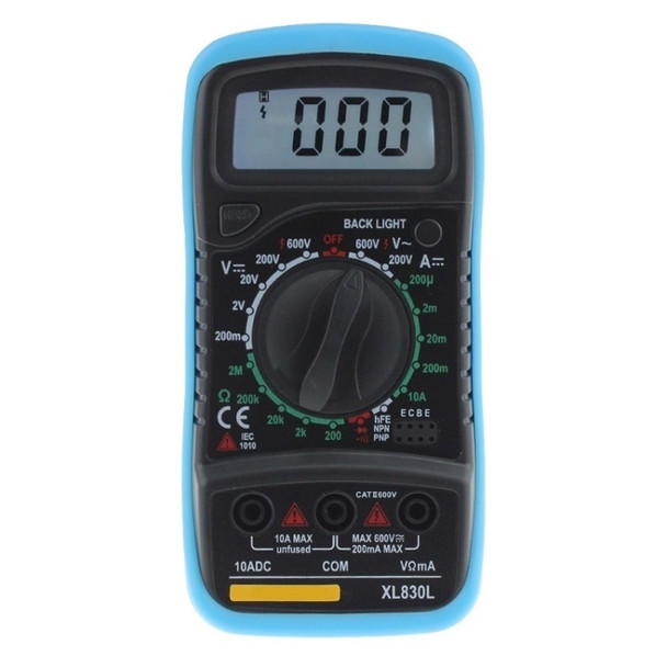 ANENG XL830L Multi-Function Digital Display High-Precision Digital Multimeter, Specification: Bubble Bag Packing(Blue)
