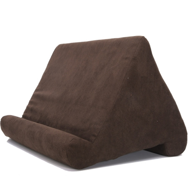 Tablet Mobile Phone Bracket Multi-Angle Pillow, Size: 27x25x23cm(Dark Brown)