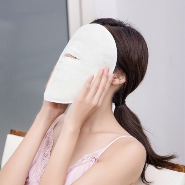Hot and Cold Compress Facial Towel Face Mask,Style: Single Hole Without Straps