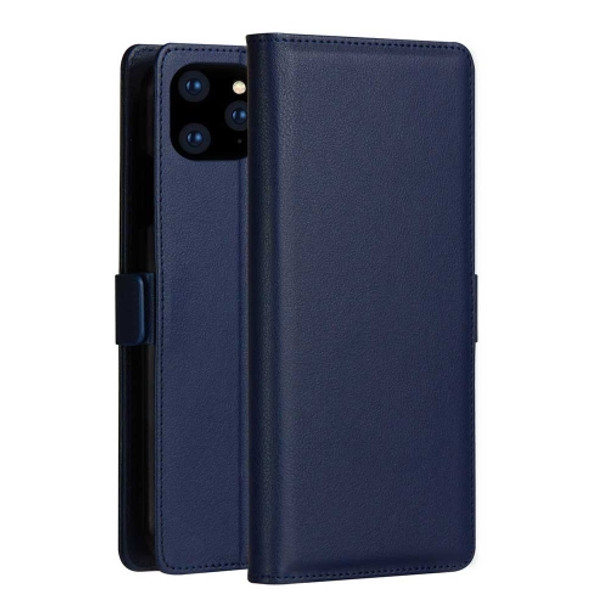 DZGOGO MILO Series PC + PU Horizontal Flip Leather Case for iPhone 11, with Holder & Card Slot & Wallet (Blue)