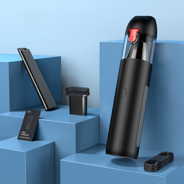 CAFELE CCZFJXCQ1WE Car / Home Handheld Wireless Charging Vacuum Cleaner(Black)