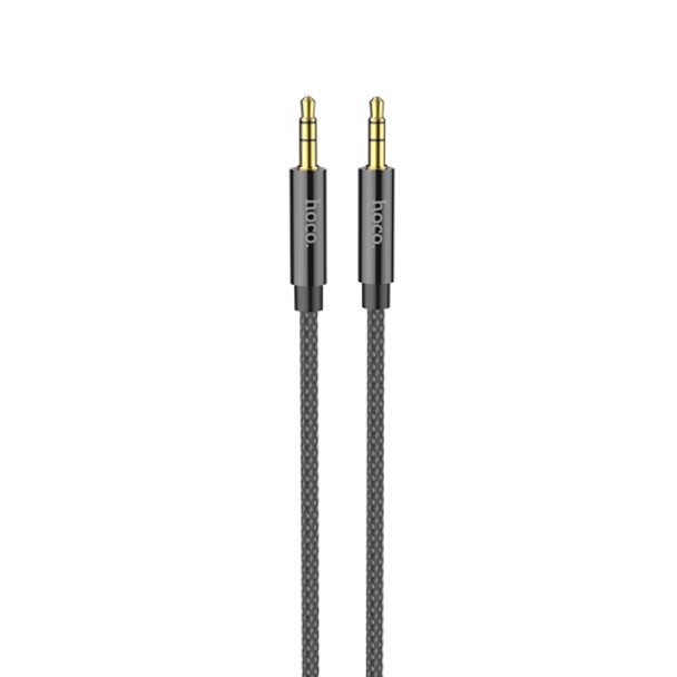 hoco UPA19 DC 3.5mm to 3.5mm AUX Audio Cable, Length:1m(Black)