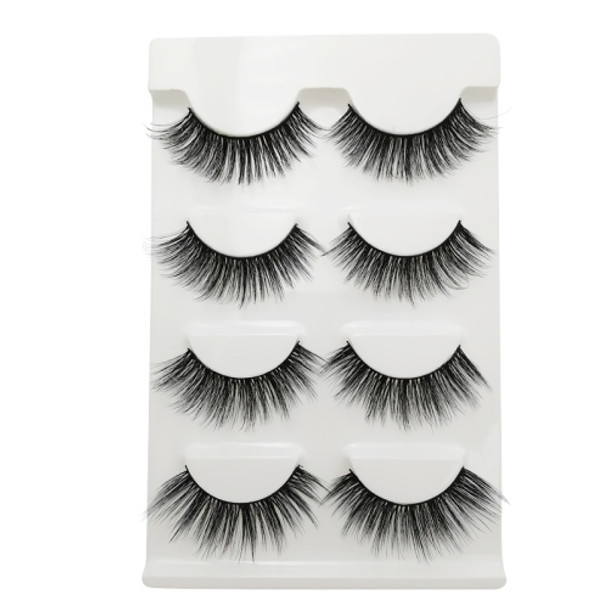 2 Sets SHIDISHANGPIN 3D Mink False Eyelashes Naturally Thick Eyelashes(G109)