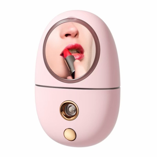 Q801A  Makeup Mirror Spray Moisturizing Device(Pink)