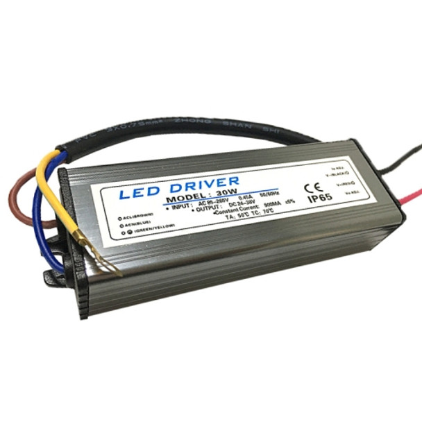 30W LED Driver Adapter AC 85-265V to DC 24-38V IP65 Waterproof