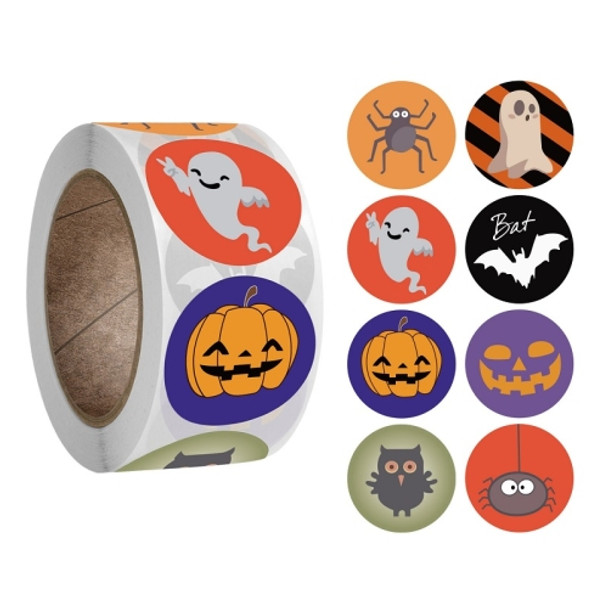 10 PCS Halloween Stickers Gift Decoration Baking Cake Packaging Labels, Size: 2.5cm / 1 Inch(A-125)