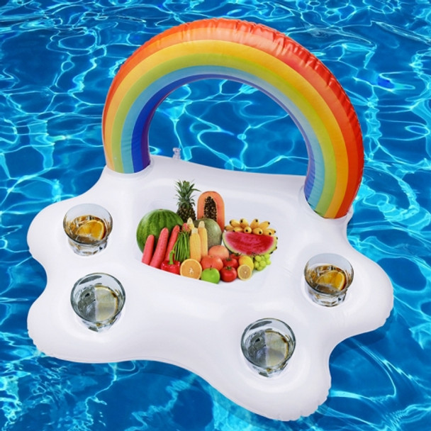 Rainbow Cloud Inflatable Cup Holder Cola Beer Drink Inflatable Water Ice Bar, Size: 60 x 40 x 41cm