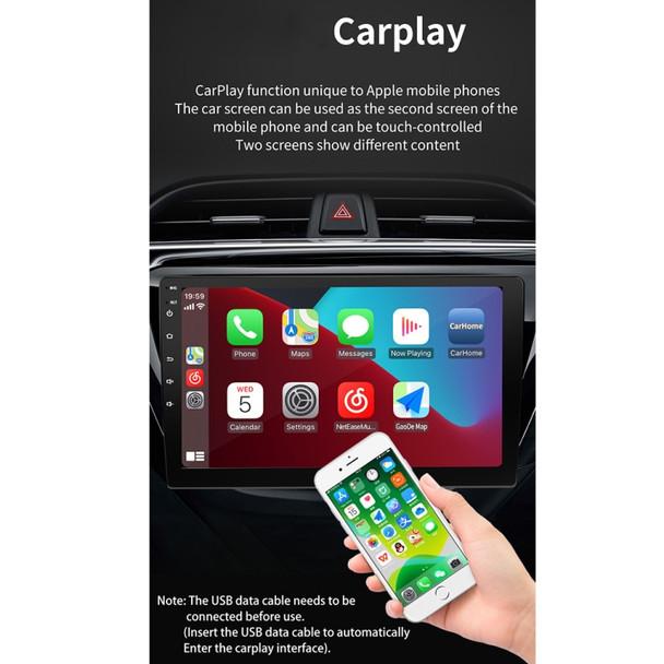 9101C HD 10 inch Universal Car Radio Receiver MP5 Player with Carplay, Support FM & Bluetooth & TF Card