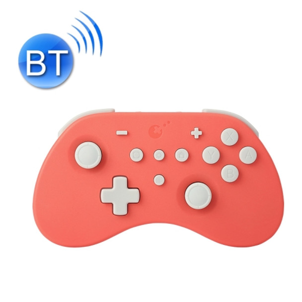 Gulikit NS19 Dual Vibration Motor Automatic Burst Function Wireless Bluetooth Gamepad For Switch / Android Phone / iOS / PC(Coral Red)