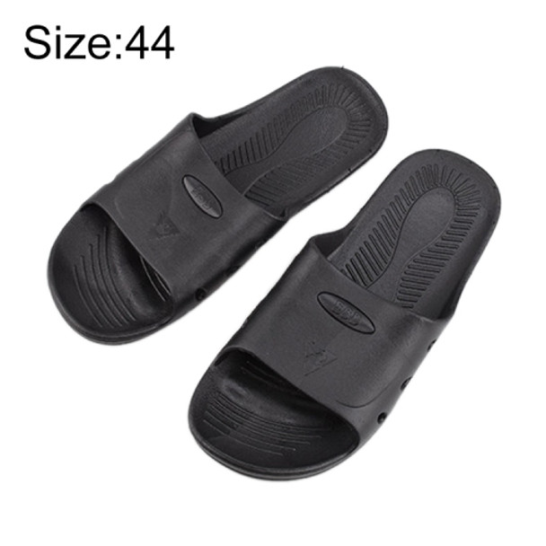 Anti-static Anti-skid Six-hole Slippers, Size: 44 (Black)