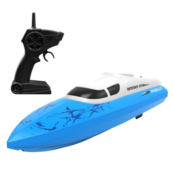 Wireless Electric Remote Control Boat Children Toy Mini Water Speedboat, Colour: Dark Blue