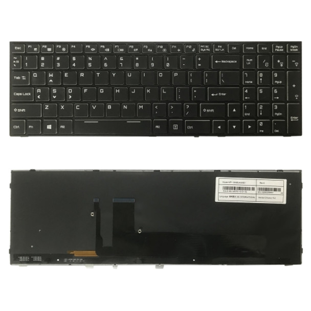 US Version Keyboard With Back Light for Hasee G10 Z8 Z7M Z7-CT5NA7NA7GS KPZGZ GX9 911PLUS CN95S01