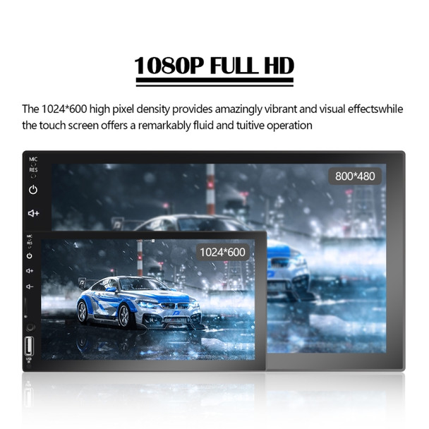 Q3161 7 inch Car MP5 Player Support FM / TF / Bluetooth with Remote Controler