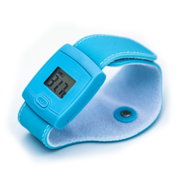 Smart Body Temperature Bracelet Bluetooth Thermometer Child Baby Thermometer(Blue)