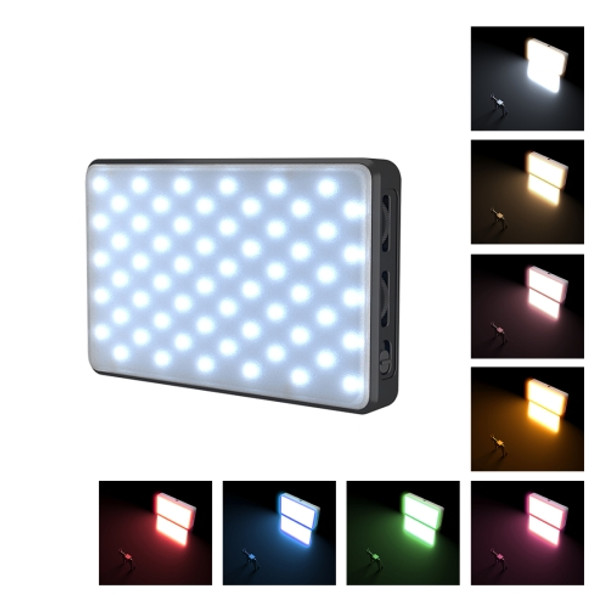 PULUZ 2500K / 9000K 120 LEDs Live Broadcast Video LED Light Photography Beauty Selfie Fill Light with Switchable 6 Colors Filters (Black)