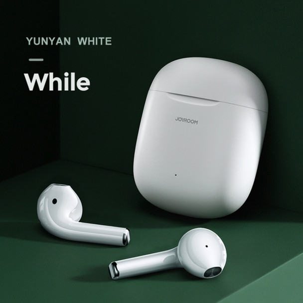 JOYROOM JR-T13 Pro Semi-in-ear Bilateral TWS Wireless Bluetooth Earphone with Charging Compartment(White)