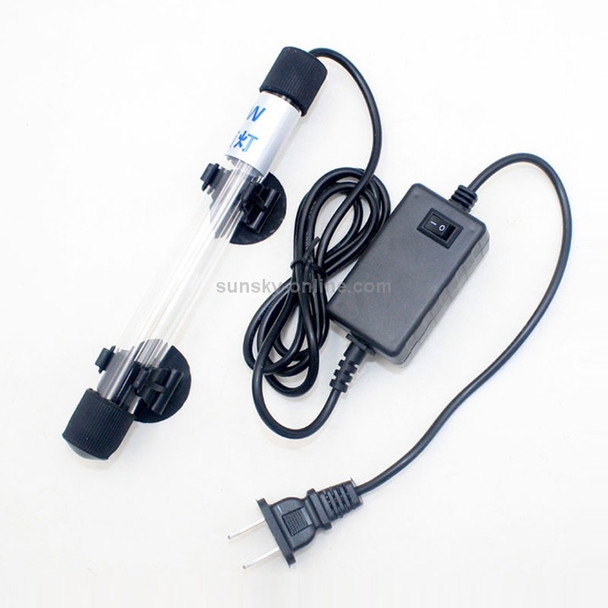 2 PCS 110V 5W UV Ultraviolet Algae Disinfection Fish Tank Lamp, US Plug