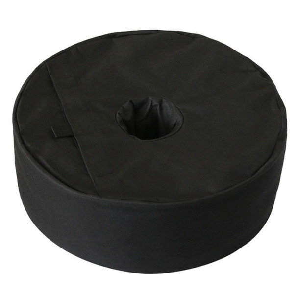 Large Outdoor Round Umbrella Support Frame Fixed Sandbag Windproof Stable Bag(Black)