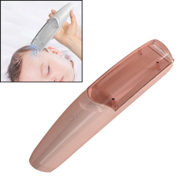 Household Baby Children's Rechargeable Electric Push Shaving Head Hair Clipper(Pink)